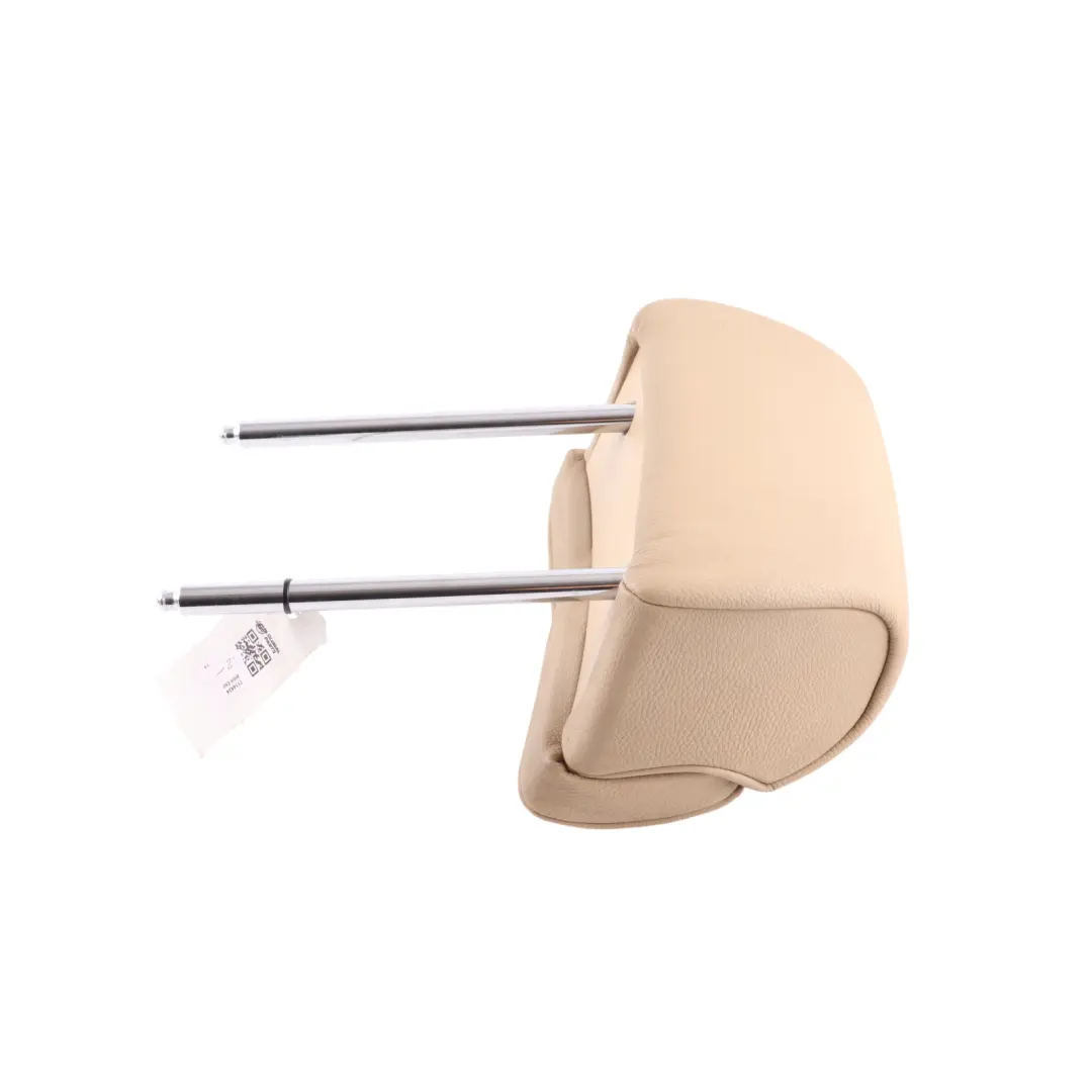 Headrest Front Left Right N/O/S Comfort Seat Beige Leather to BMW E60 E61 Seat with Part number 7114424 BMW E60 E61 Seat Headrest Front Left Right N/O/S Comfort Seat Beige Leather - SKU 7114424 - Part number 7114424
