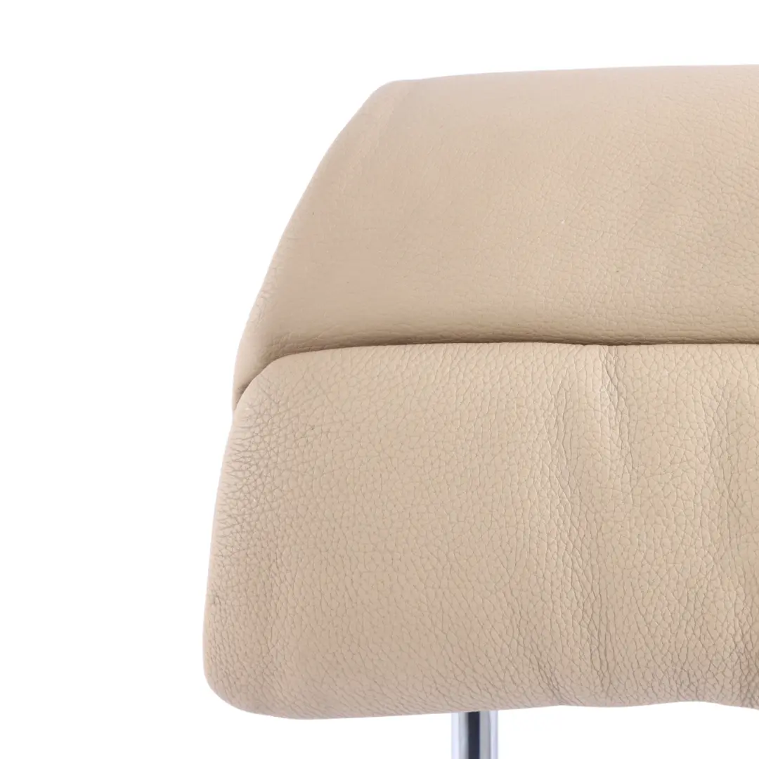 Headrest Front Left Right N/O/S Comfort Seat Beige Leather to BMW E60 E61 Seat with Part number 7114424 BMW E60 E61 Seat Headrest Front Left Right N/O/S Comfort Seat Beige Leather - SKU 7114424 - Part number 7114424