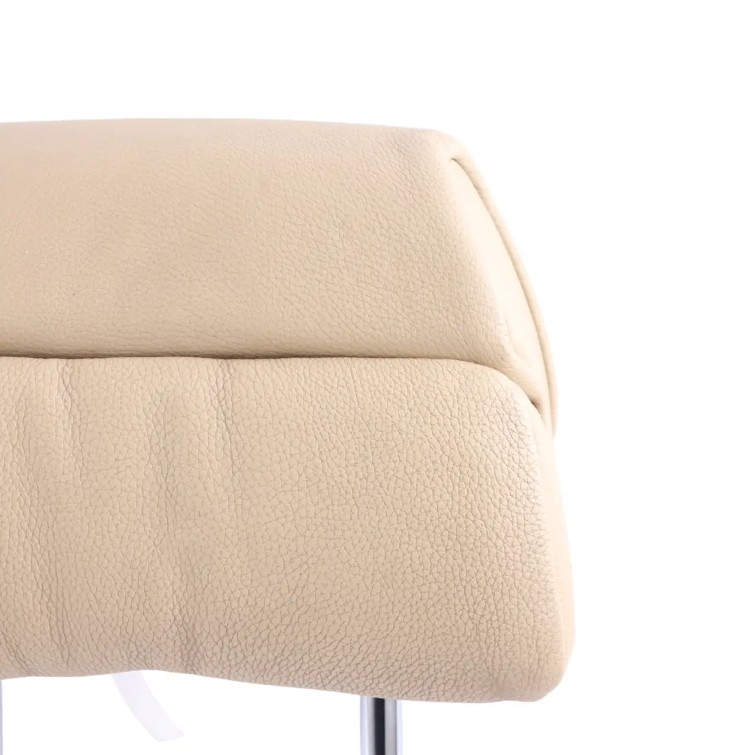 Headrest Front Left Right N/O/S Comfort Seat Beige Leather to BMW E60 E61 Seat with Part number 7114424 BMW E60 E61 Seat Headrest Front Left Right N/O/S Comfort Seat Beige Leather - SKU 7114424 - Part number 7114424