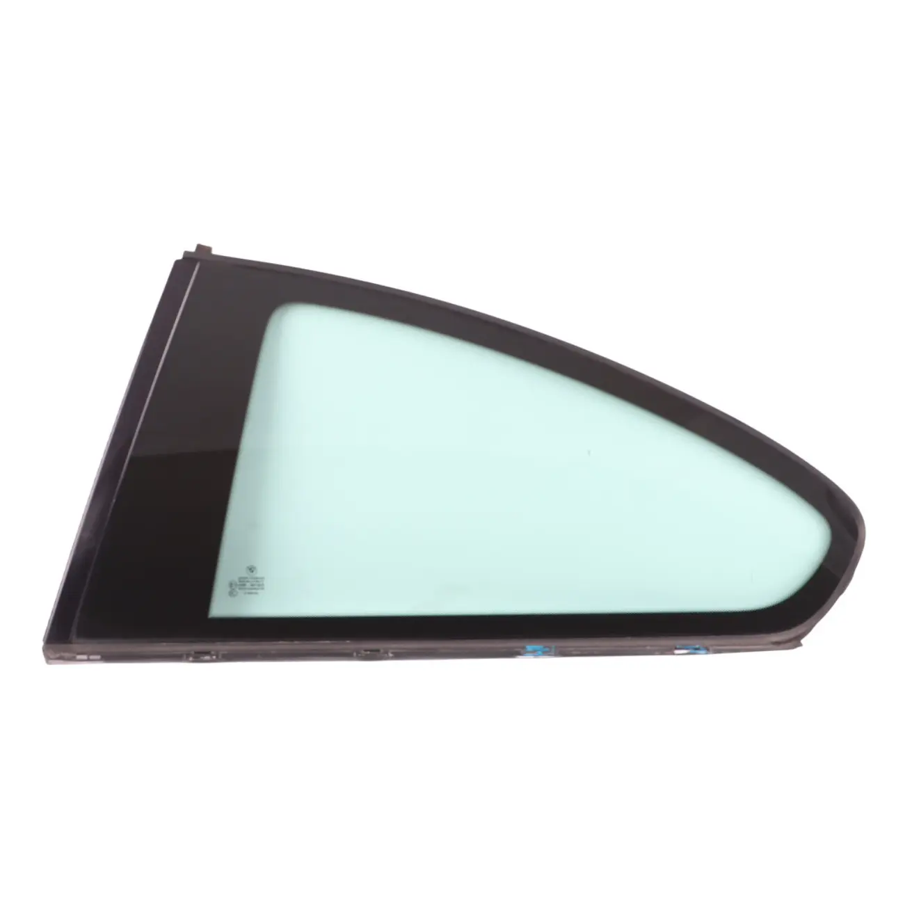 BMW E92 Rear Left Door Side Window Glass Green AS2 Black Trim N/S 7119177