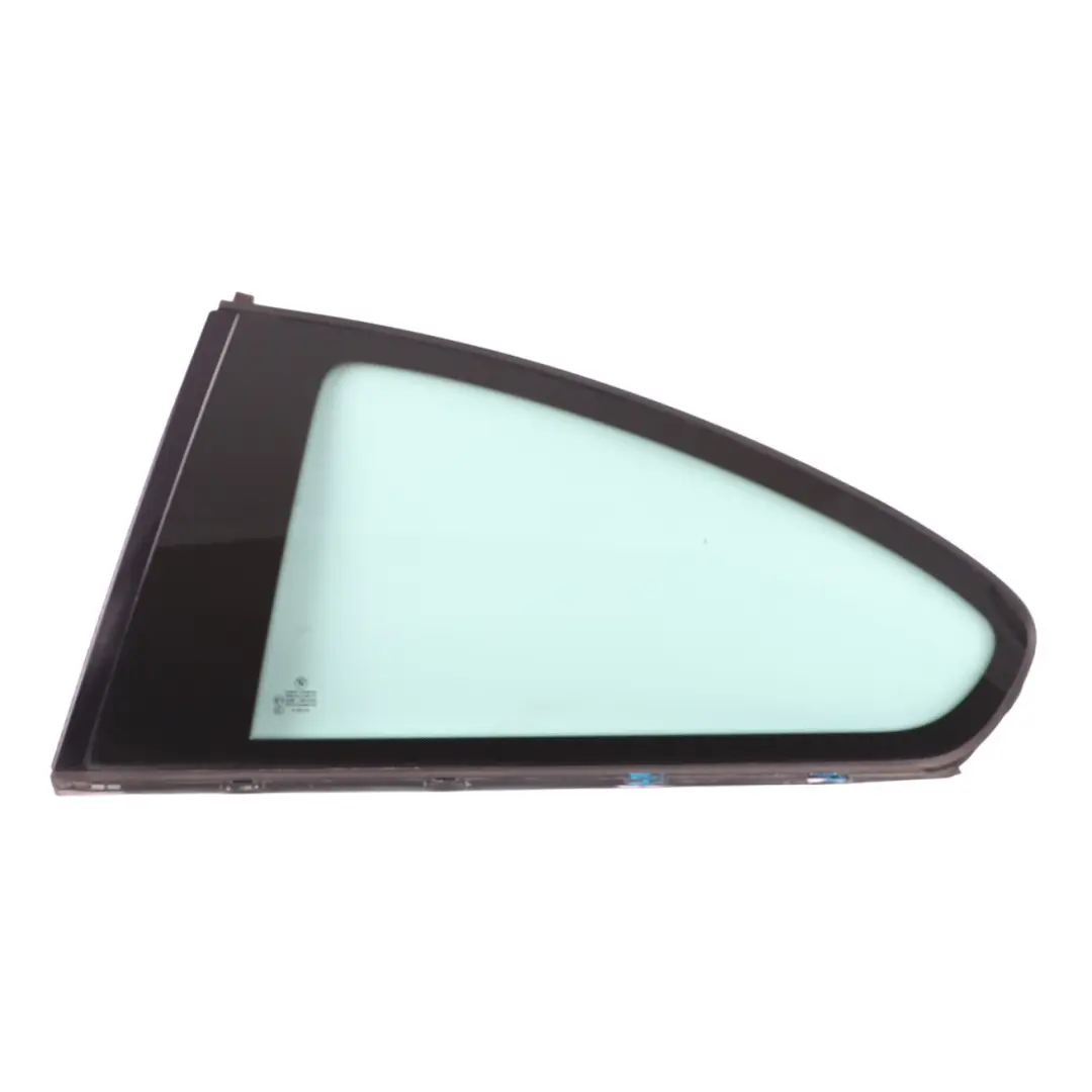 BMW E92 Puerta Trasera Izquierda Ventana Lateral Vidrio Verde AS2 Negro Trim - SKU 7119177-2 - Número de pieza 7119177