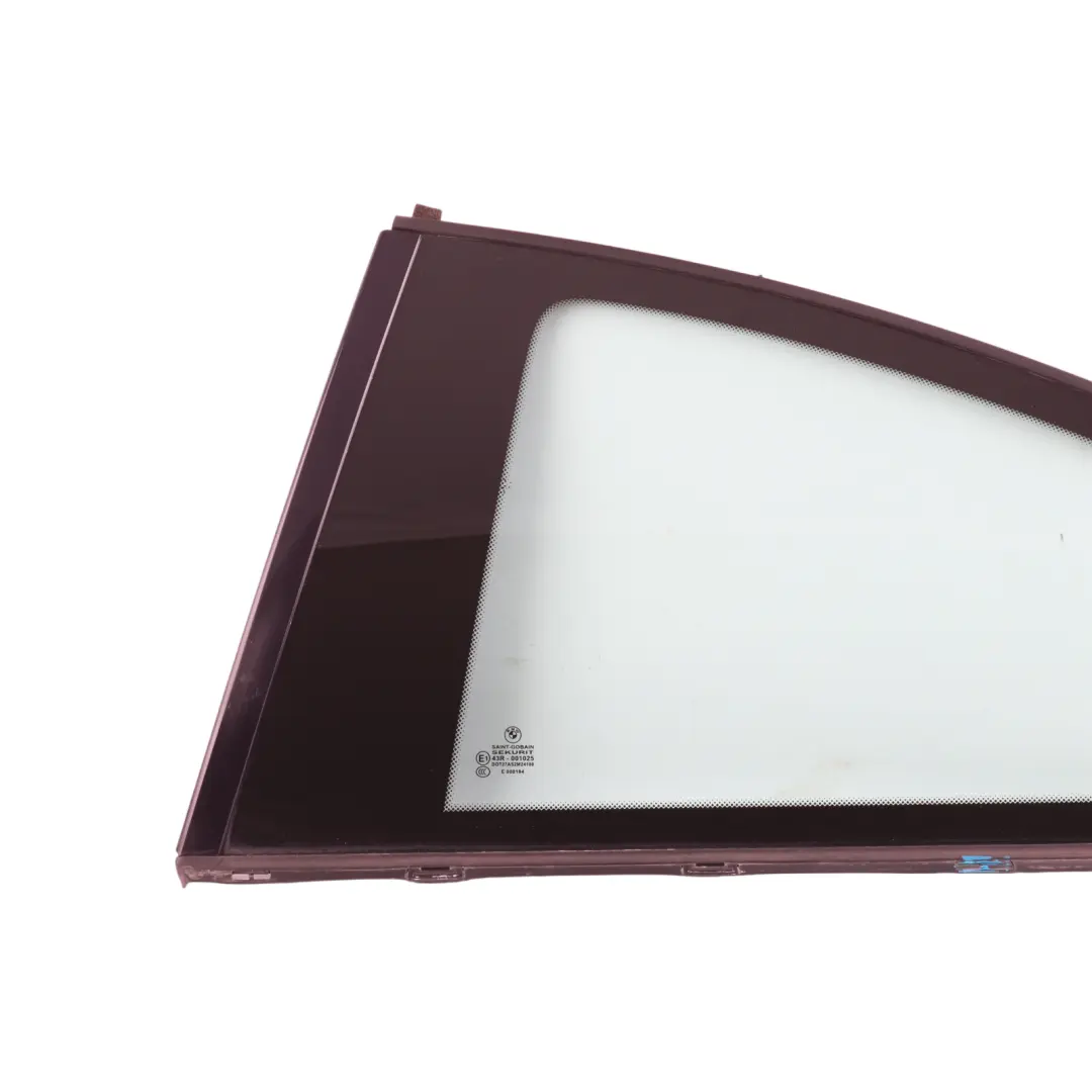 BMW E92 Puerta Trasera Izquierda Ventana Lateral Vidrio Verde AS2 Negro Trim - SKU 7119177-2 - Número de pieza 7119177