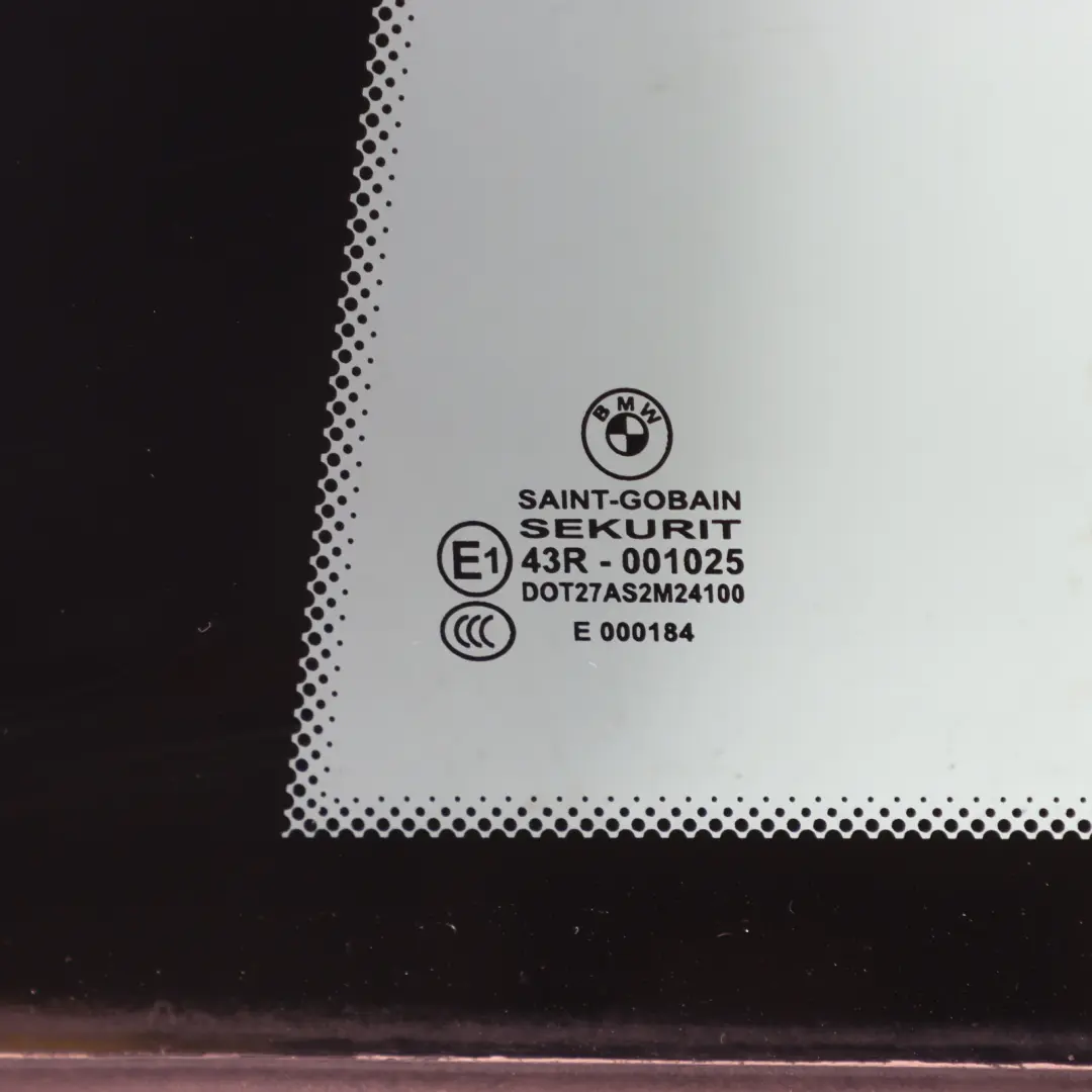 BMW E92 Szyba Boczna Lewa Tylna Lewy Tył - SKU 7119177-2 - Numer Części 7119177