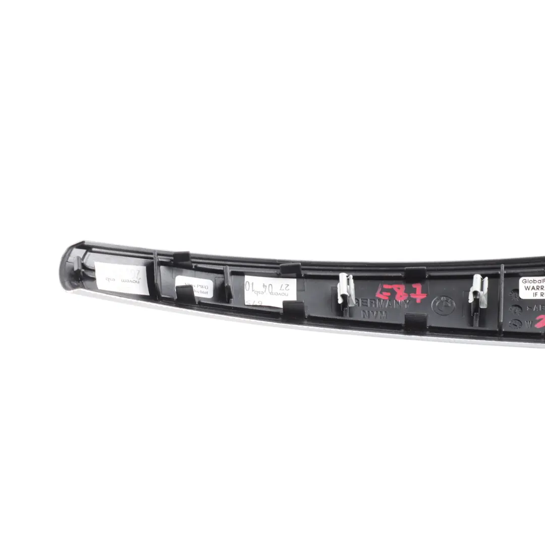 BMW E87 Door Handle Trim Cover Interior Right O/S Kodiak Silver - SKU 7129260 - Part number 7129260