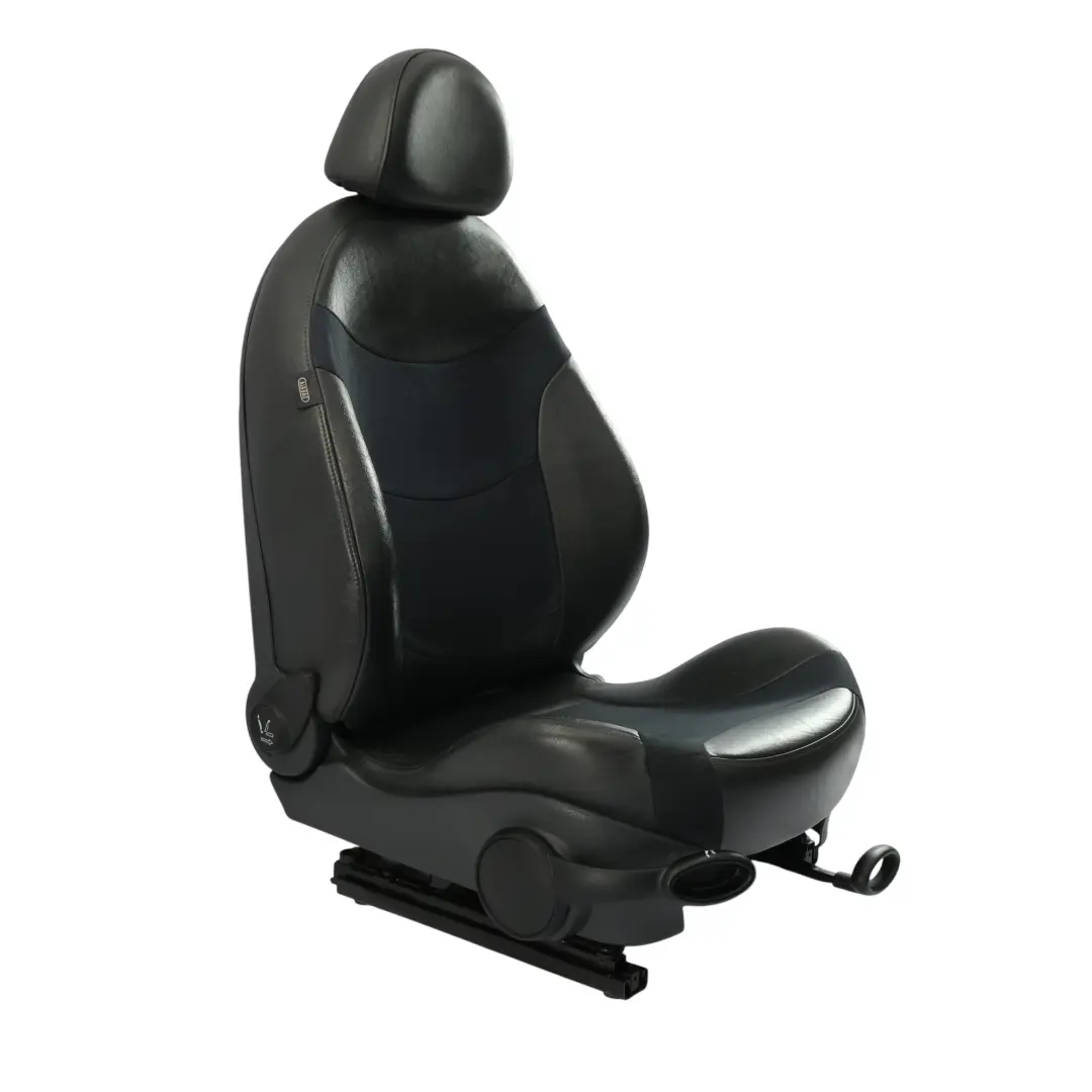Mini Cooper One R52 Cabrio Sedile Anteriore Destro Stoffa/Pelle Nero Panther - SKU 7130084-2 - Numero di parte 7130084