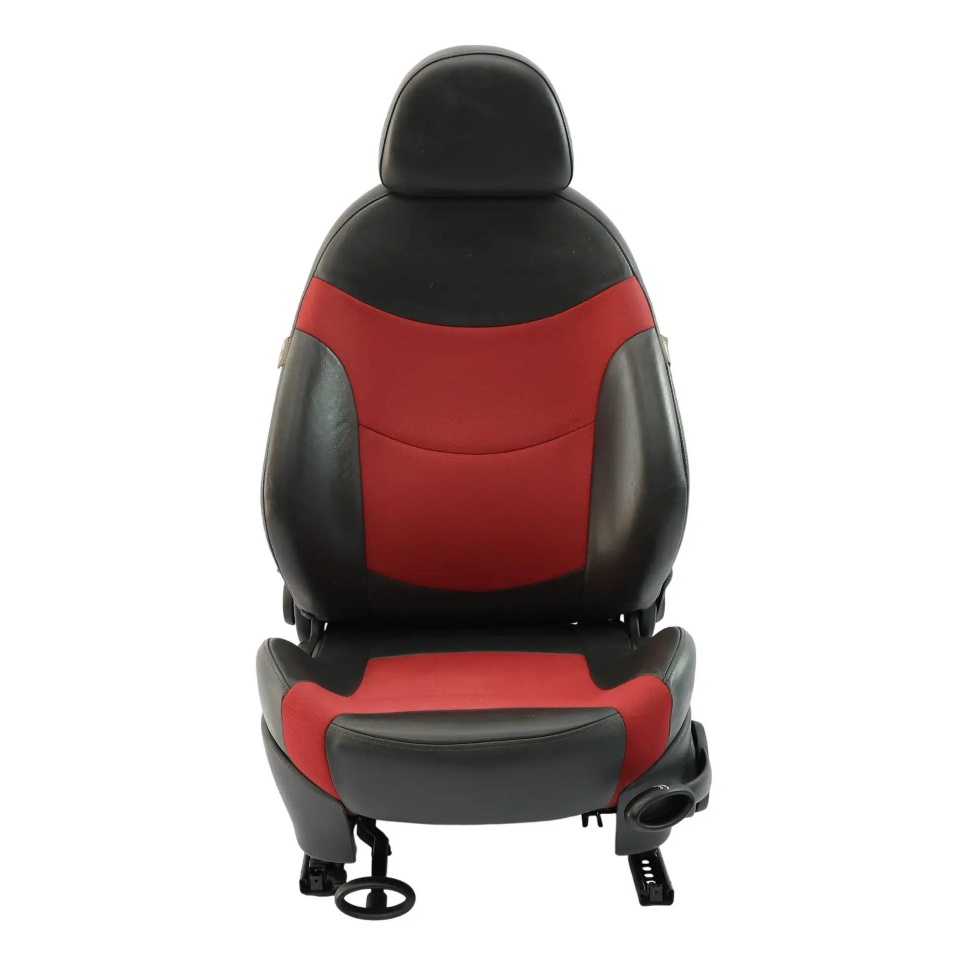 Mini Cooper One R50 R52 Cloth Fabric / Leather Front Left N/S Sport Seat Red