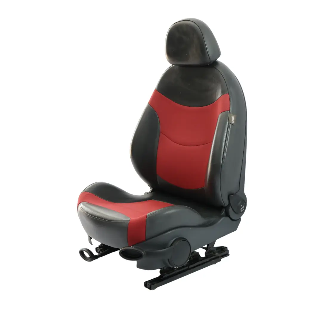 Mini Cooper One R50 R52 Cloth Fabric / Leather Front Left N/S Sport Seat Red - SKU 7130085 - Part number 7130085