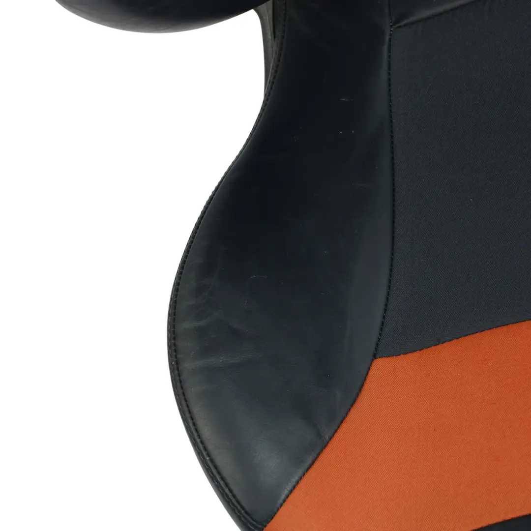 Mini Cooper R52 Cabrio Siège Avant Gauche En Tissu Et Cuir Orange Sunrise - SKU 7132491-1 - Numéro de pièce 7132491