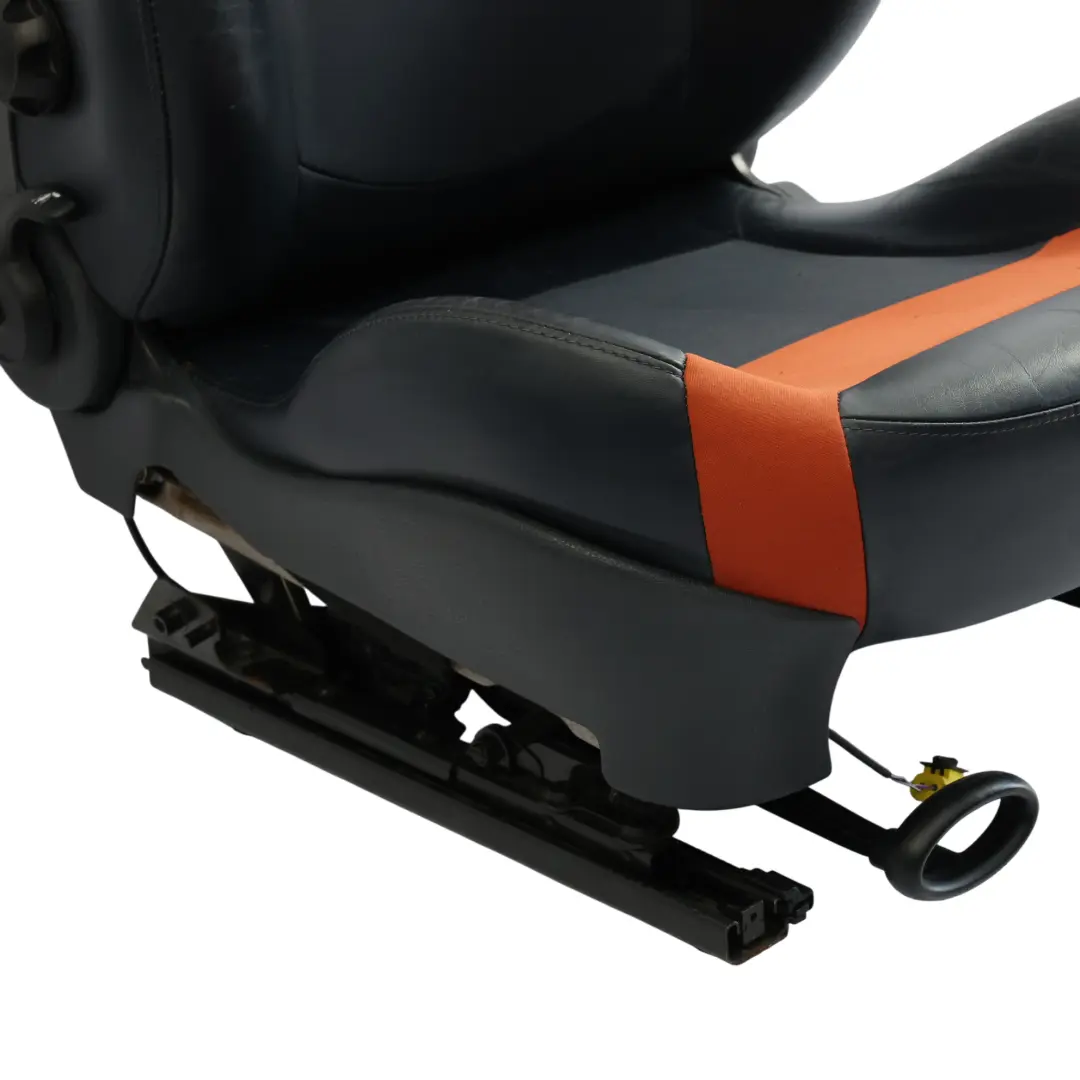 BMW Mini Cooper R52 Vorne Links Sportsitz Lehne Stoff / Leder Sunrise Orange - SKU 7132491-1 - Teilenummer 7132491
