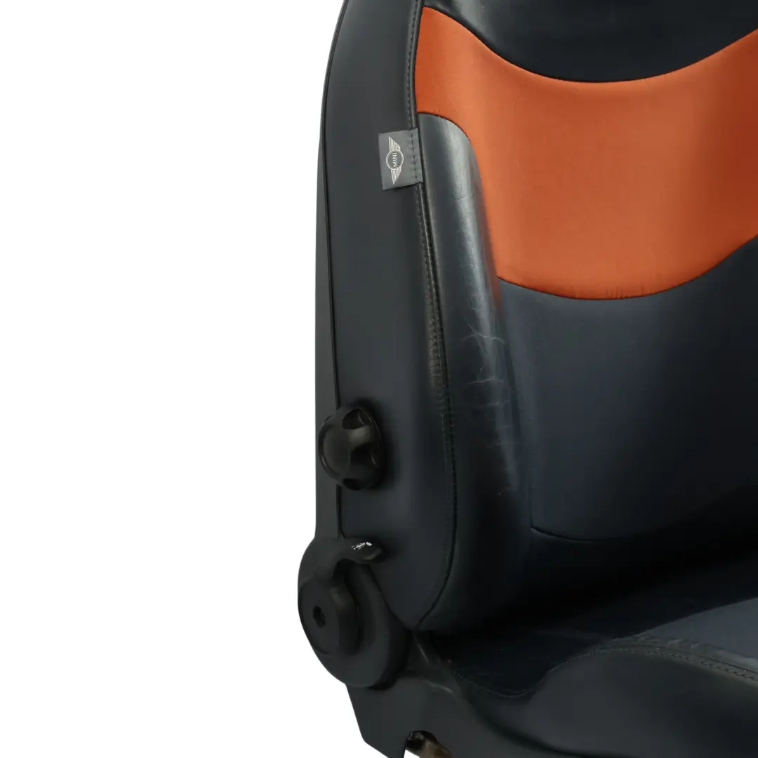 Sedile Anteriore Pelle Tessuto Sunrise Orange Sinistra per Mini Cooper R52 Cabrio con numero di parte 7132491 Mini Cooper R52 Cabrio Sedile Anteriore Pelle Tessuto Sunrise Orange Sinistra - SKU 7132491-1 - Numero di parte 7132491