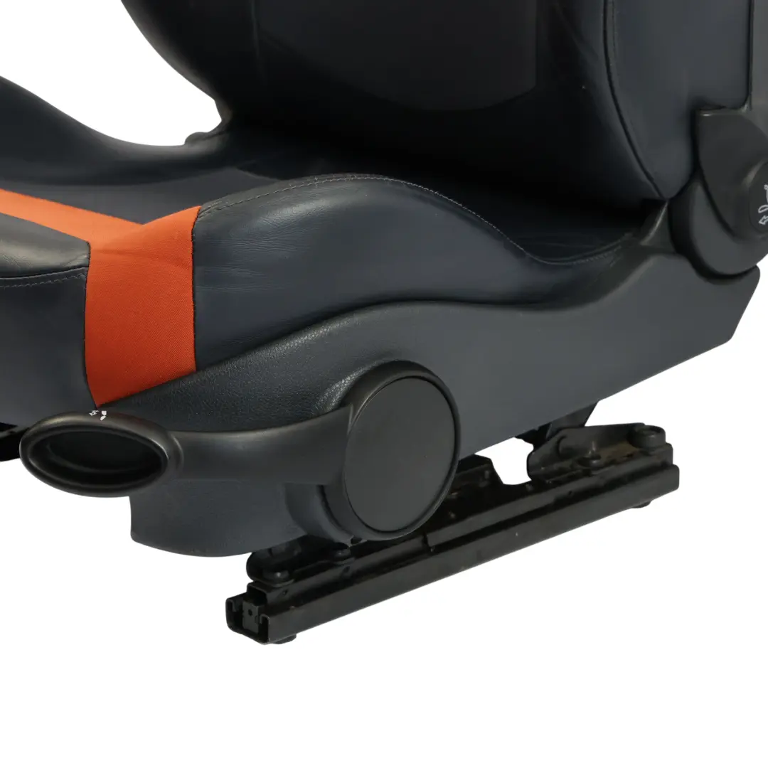 BMW Mini Cooper R52 Vorne Links Sportsitz Lehne Stoff / Leder Sunrise Orange - SKU 7132491-1 - Teilenummer 7132491