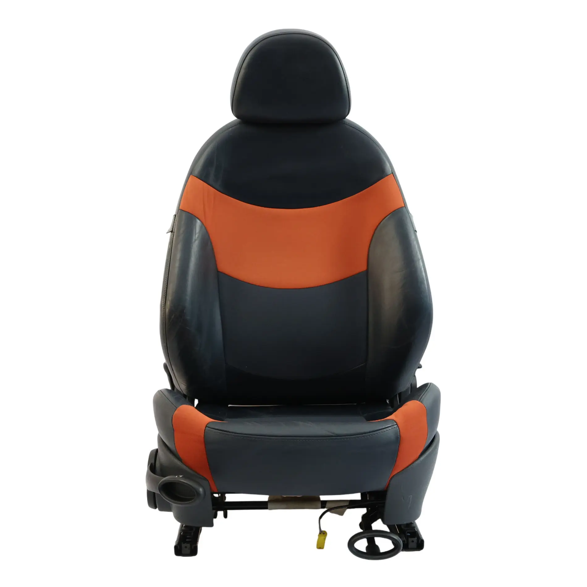 Mini Cooper R52 Cabrio Front Seat Cloth Leather Sunrise Orange Right O/S