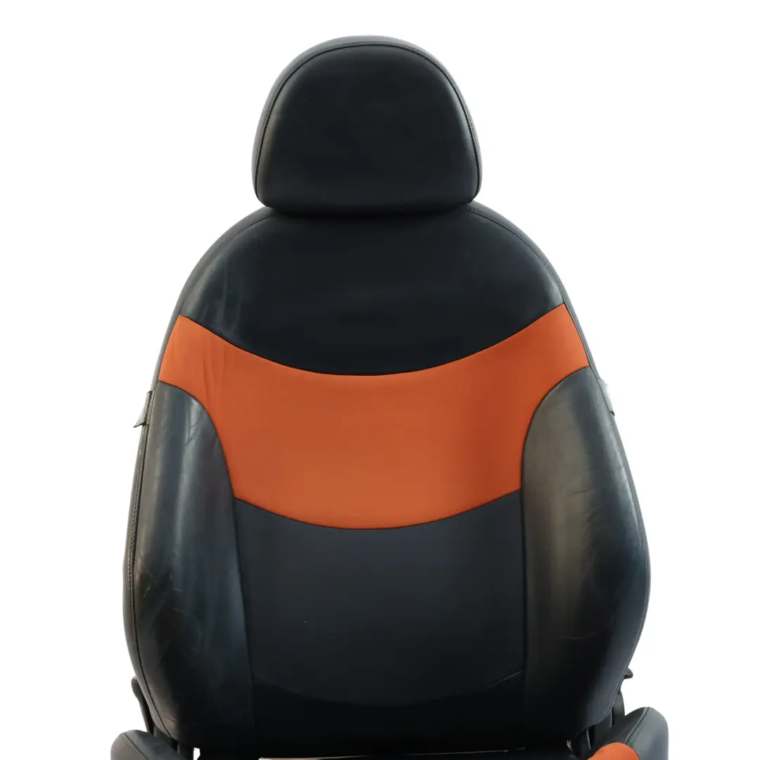Mini Cooper R52 Cabrio Przedni Fotel Materiał Skóra Sunrise Orange Prawy - SKU 7132492-1 - Numer Części 7132492