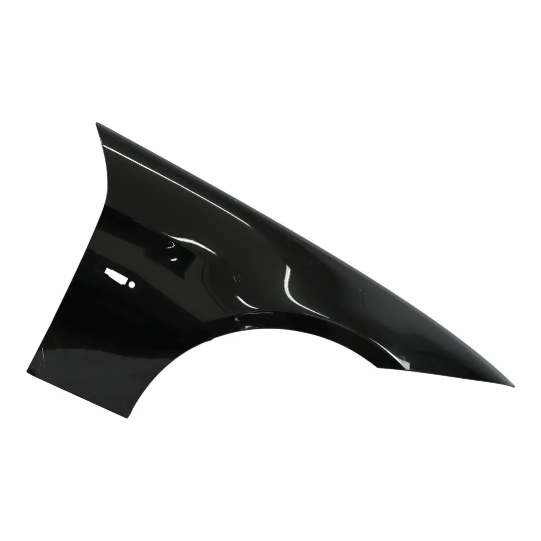 BMW E90 E91 Panneau Latéral Aile Avant Droite Schwarz 2 Noir - 668 - SKU 7135680-SCH - Numéro de pièce 7135680
