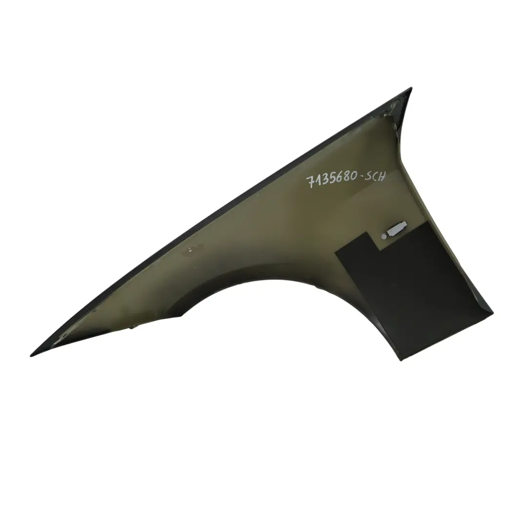 BMW E90 E91 Side Panel Fender Wing Front Right O/S Black Schwarz 2 - 668 - SKU 7135680-SCH - Part number 7135680