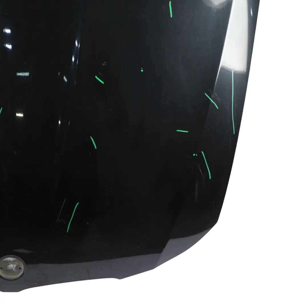 BMW E90 E91 LCI Hood Bonnet Cover Panel Black Sapphire Metallic - 475 - SKU 7153940-BS - Part number 7153940