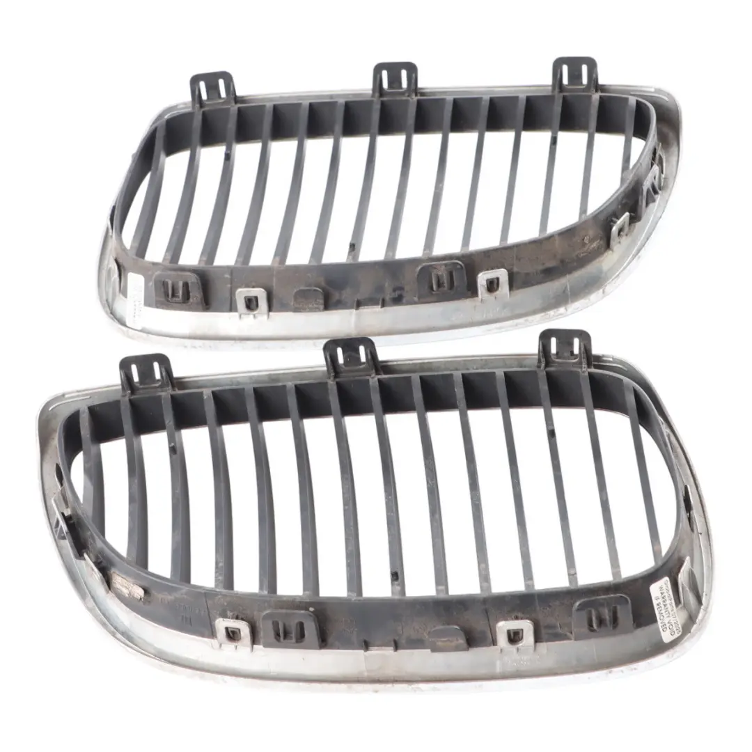 Front Grille Set Hood Bonnet Kidney Trim Chrome Left Right N/O/S to BMW E90 M3 E92 with Part number 7157277 BMW E90 M3 E92 Front Grille Set Hood Bonnet Kidney Trim Chrome Left Right N/O/S - SKU 7157277-3 - Part number 7157277