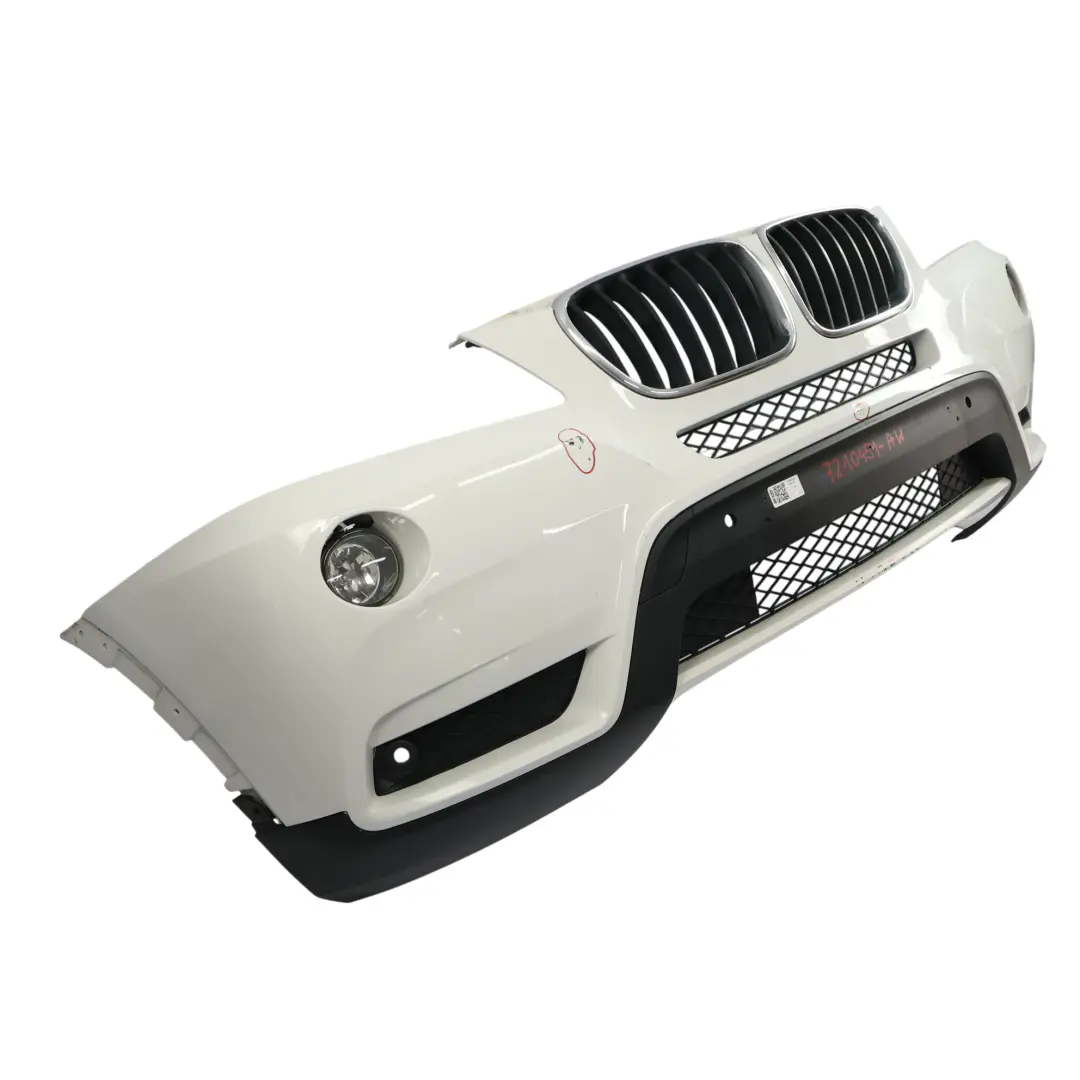 Front Bumper Trim Panel Covering Alpinweiss 3 White - 300 to BMW X3 F25 with Part number 7210451 BMW X3 F25 Front Bumper Trim Panel Covering Alpinweiss 3 White - 300 - SKU 7210451-AW - Part number 7210451