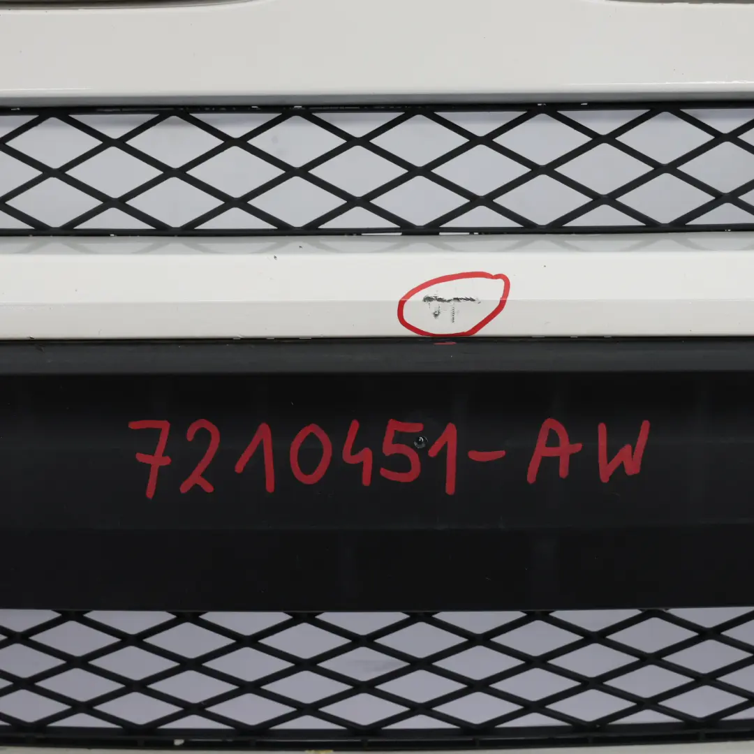 BMW X3 F25 Front Bumper Trim Panel Covering Alpinweiss 3 White - 300 - SKU 7210451-AW - Part number 7210451
