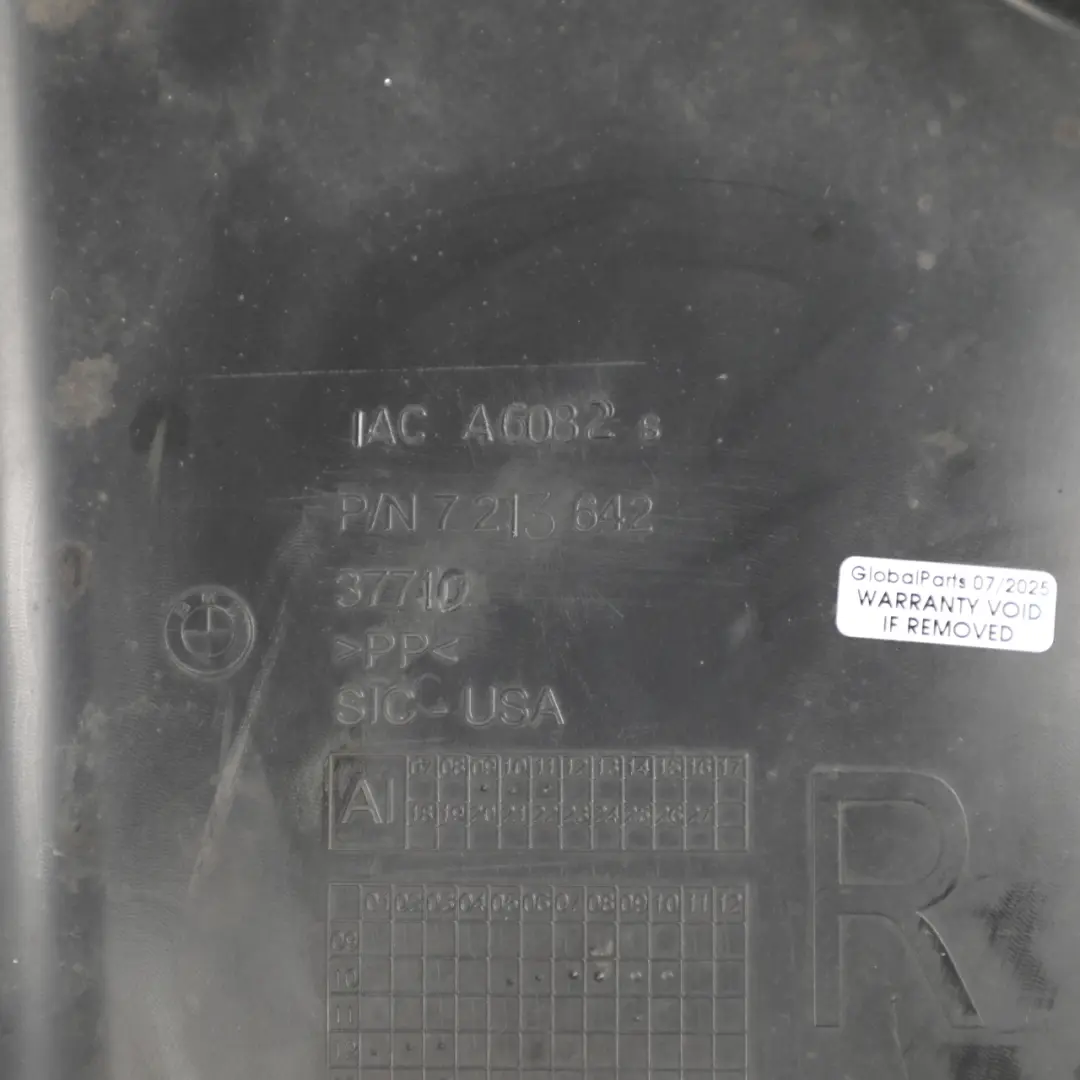 Radlaufabdeckung Vorne Rechts Gehäuse Vorderteil für BMW X3 F25 mit Teilenummer 7213642 BMW X3 F25 Radlaufabdeckung Vorne Rechts Gehäuse Vorderteil - SKU 7213642-2 - Teilenummer 7213642