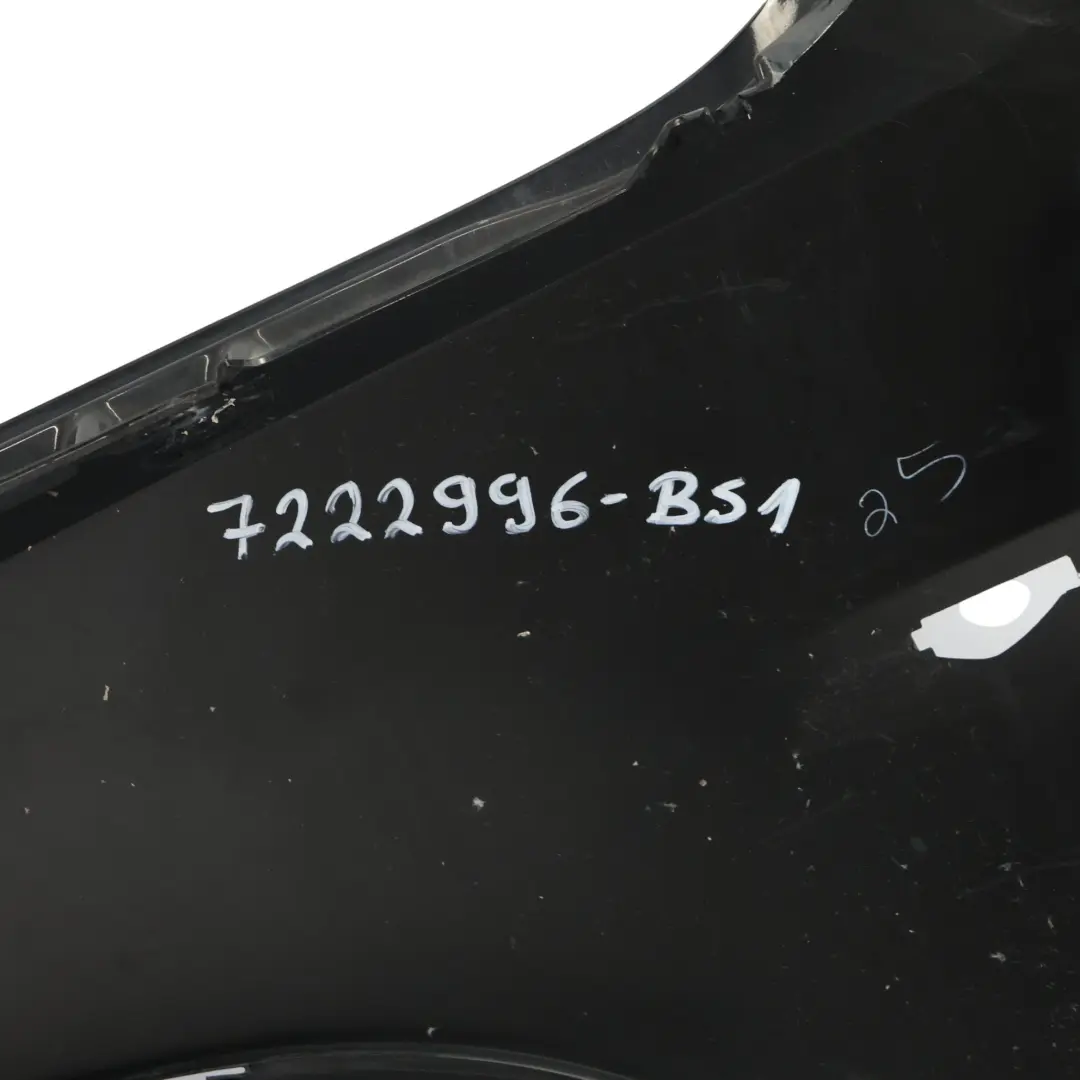 Błotnik Prawy Przedni Black Sapphire Czarny Metalik - 475 do BMW X5 E70 LCI o numerze 7222996 BMW X5 E70 LCI Błotnik Prawy Przedni Black Sapphire Czarny Metalik - 475 - SKU 7222996-BS1 - Numer Części 7222996
