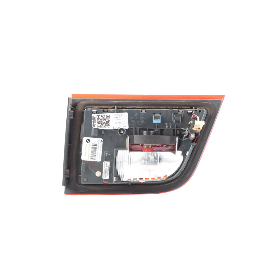 Rear Light BMW X5 E70 In Trunk Lid Boot Lamp LED Retrofit Trim Right O/S - SKU 7227794-1 - Part number 7227794