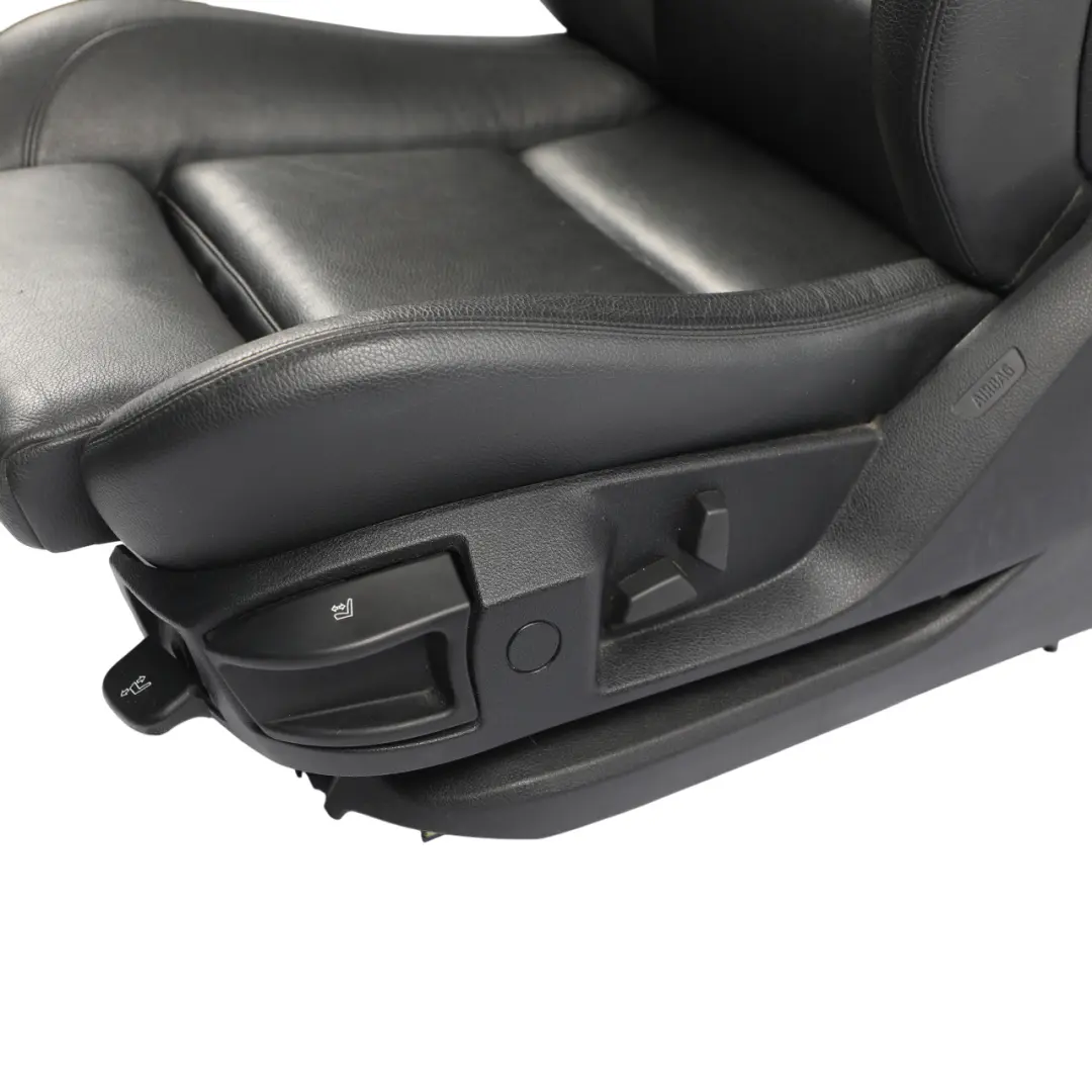 BMW F10 F11 Front Sport Seat Heated Memory Leather Dakota Black Left N/S - SKU 7231174-1 - Part number 7231174