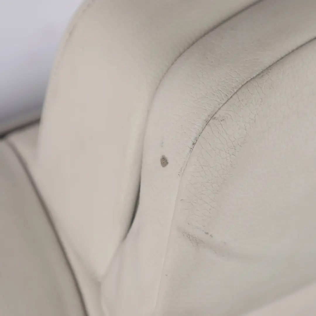BMW F07 GT Rear Comfort Seat Electric Heated Leather Dakota White Right O/S - SKU 7231510 - Part number 7231510