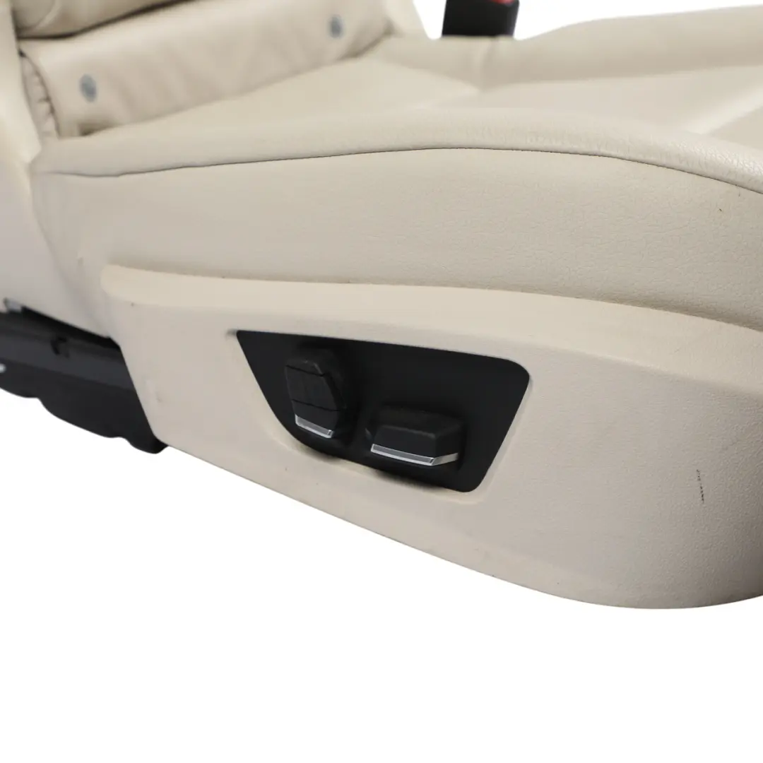 BMW F07 GT Rear Comfort Seat Electric Heated Leather Dakota White Right O/S - SKU 7231510 - Part number 7231510