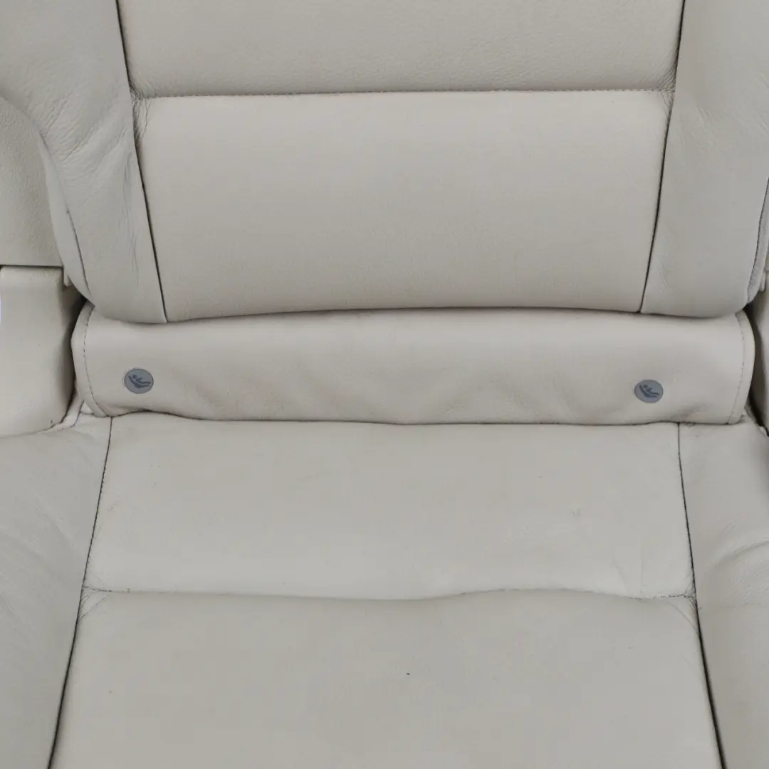 BMW F07 GT Rear Comfort Seat Electric Heated Leather Dakota White Right O/S - SKU 7231510 - Part number 7231510