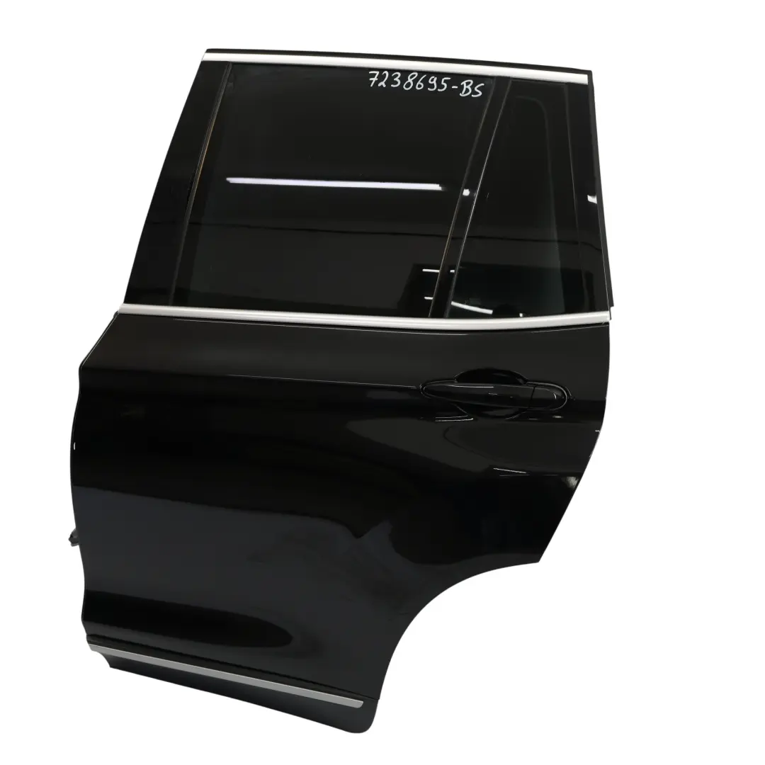 BMW X3 F25 Door Rear Left Black Sapphire Metallic - 475 - SKU 7238695-BS - Part number 7238695