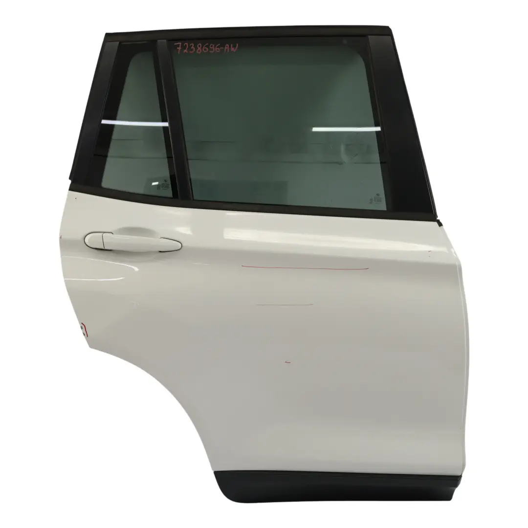Drzwi Prawe Tylne Alpinweiss 3 Biały - 300 do BMW X3 F25 o numerze 7238696 BMW X3 F25 Drzwi Prawe Tylne Alpinweiss 3 Biały - 300 - SKU 7238696-AW - Numer Części 7238696
