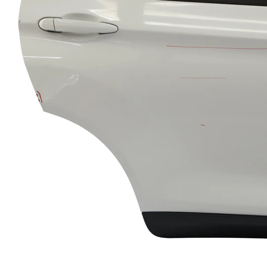 Puerta Trasera Derecha Alpinweiss Alpine Blanco 3 - 300 para BMW X3 F25 con número de pieza 7238696 BMW X3 F25 Puerta Trasera Derecha Alpinweiss Alpine Blanco 3 - 300 - SKU 7238696-AW - Número de pieza 7238696