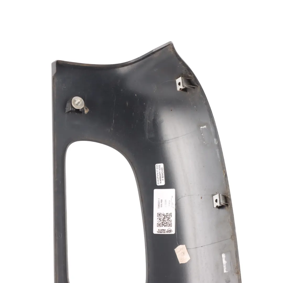 Tail Trim Rear Light Reflector Cover Left N/S Black to Mini Clubman R55 LCI with Part number 7240231 Mini Clubman R55 LCI Tail Trim Rear Light Reflector Cover Left N/S Black - SKU 7240231-1 - Part number 7240231