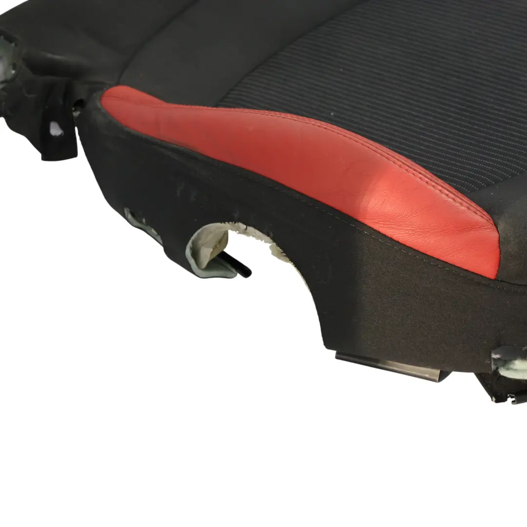 Front Sport Sitzbezug Kissen Rechts Halb Leder Rooster Rot Schwarz für Mini R56 mit Teilenummer 7242360 Mini R56 Front Sport Sitzbezug Kissen Rechts Halb Leder Rooster Rot Schwarz - SKU 7242360-3 - Teilenummer 7242360