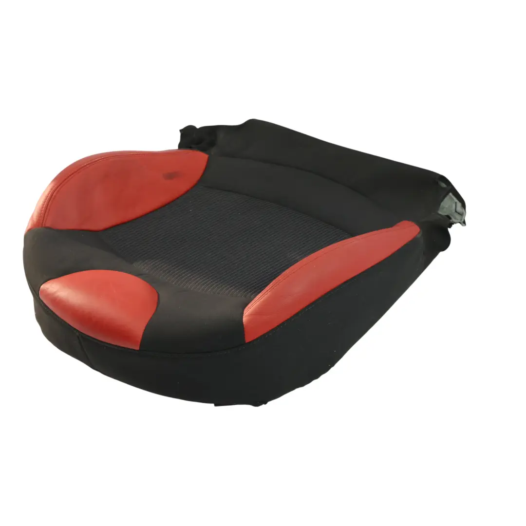 Front Sport Seat Cover Cushion Right O/S Half Leather Rooster Red Black to Mini R56 with Part number 7242360 Mini R56 Front Sport Seat Cover Cushion Right O/S Half Leather Rooster Red Black - SKU 7242360-3 - Part number 7242360