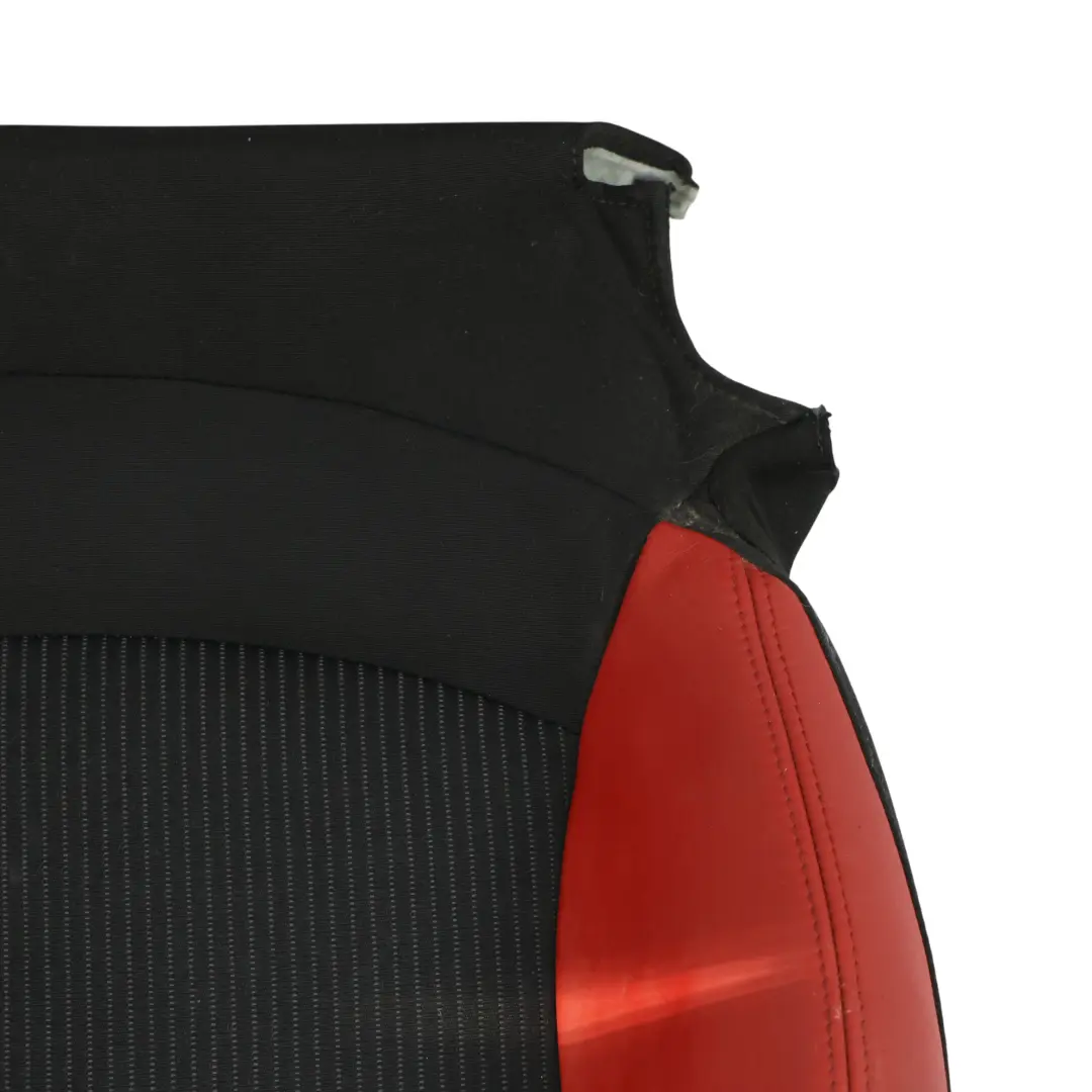 Front Sport Seat Cover Cushion Right O/S Half Leather Rooster Red Black to Mini R56 with Part number 7242360 Mini R56 Front Sport Seat Cover Cushion Right O/S Half Leather Rooster Red Black - SKU 7242360-3 - Part number 7242360