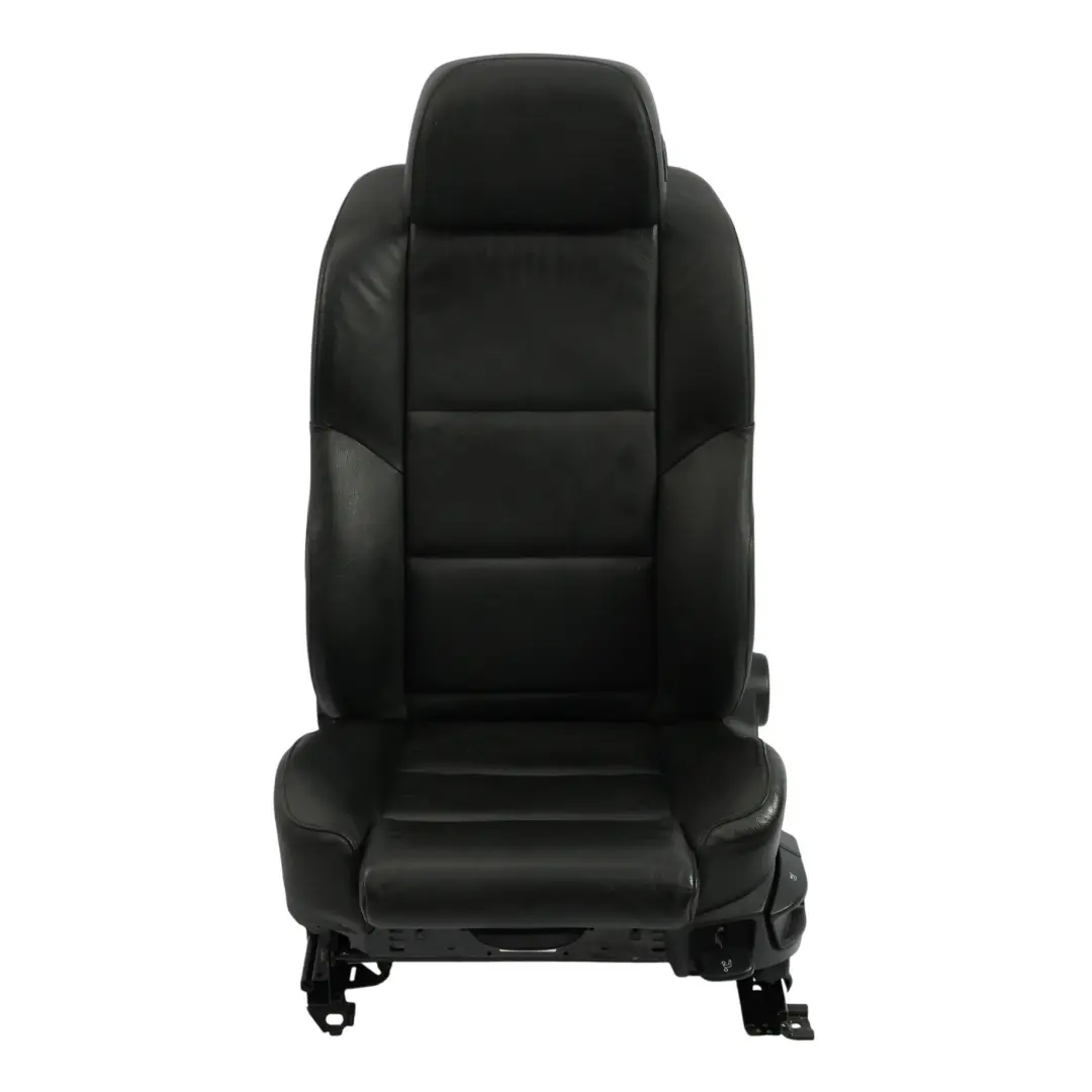 Fotel Lewy Przód Czarny Skóra do BMW E60 E61 o numerze 7249382 BMW E60 E61 Fotel Lewy Przód Czarny Skóra - SKU 7249382-6 - Numer Części 7249382