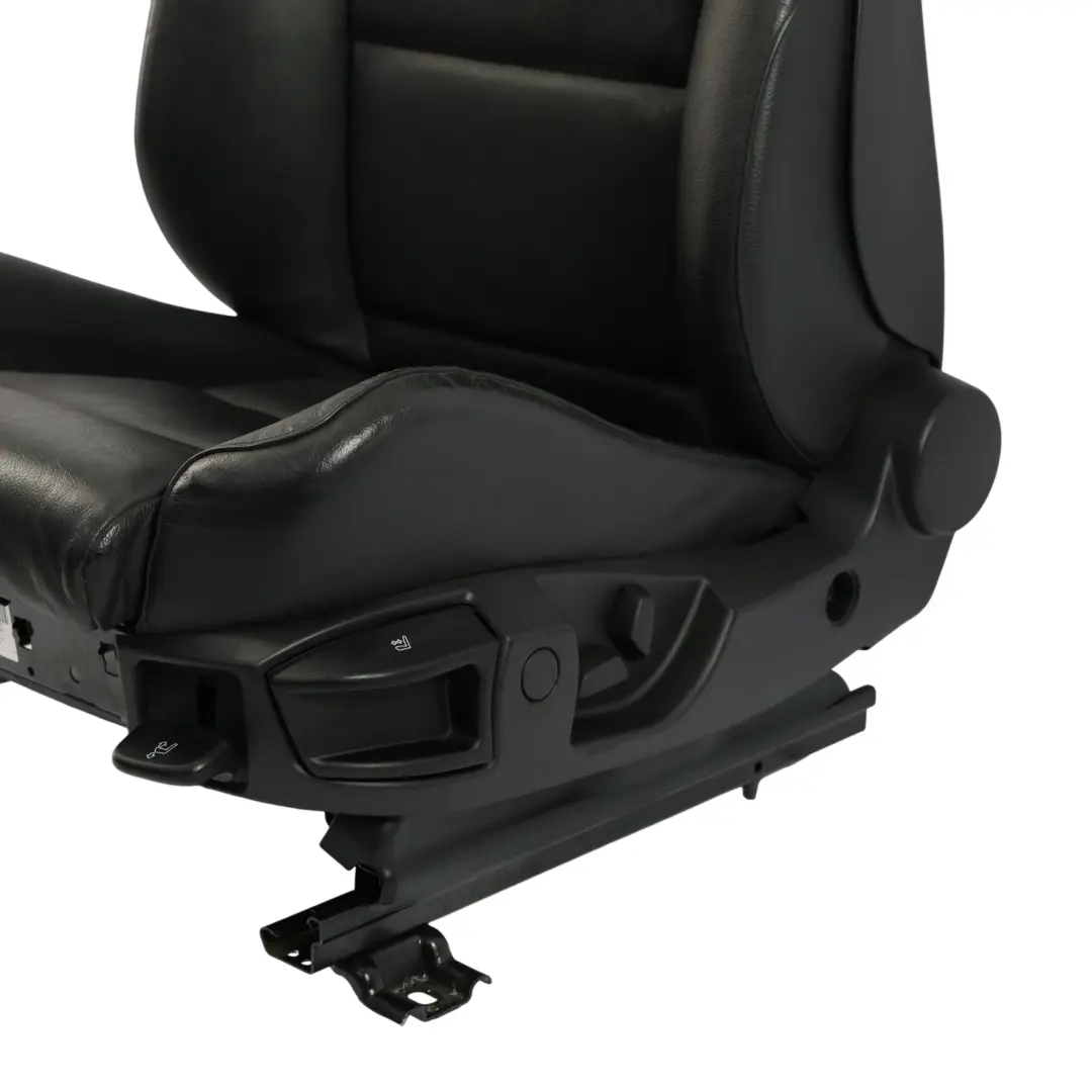 Fotel Lewy Przód Czarny Skóra do BMW E60 E61 o numerze 7249382 BMW E60 E61 Fotel Lewy Przód Czarny Skóra - SKU 7249382-6 - Numer Części 7249382