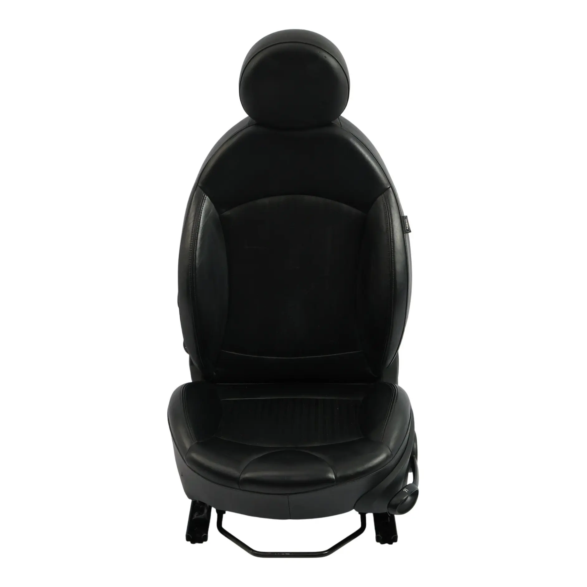 Front Seat MINI R56 Heated Left N/S Side Sport Carbon Black Leather Punch