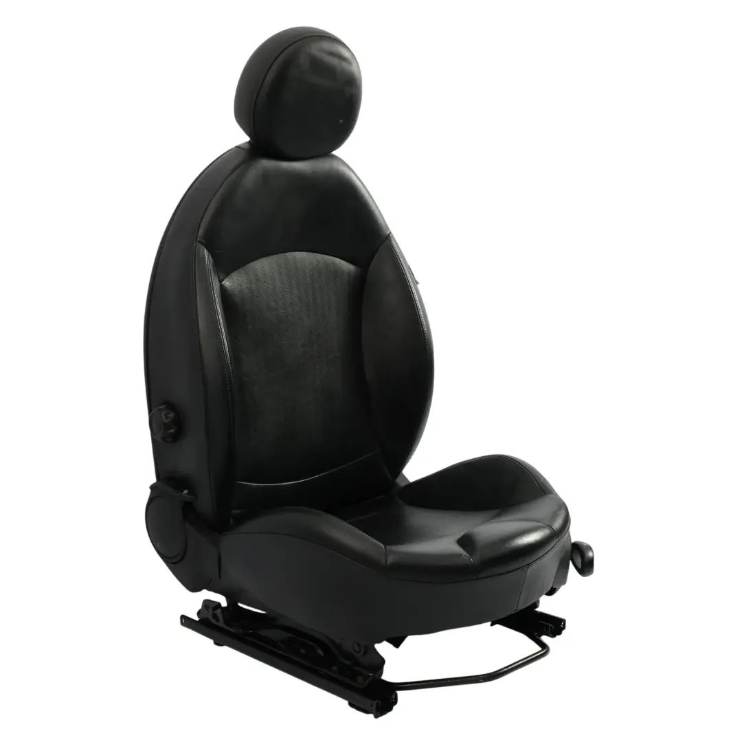  Front Seat MINI R56 Heated Left N/S Side Sport Carbon Black Leather Punch - SKU 7255519-3 - Part number 7255519