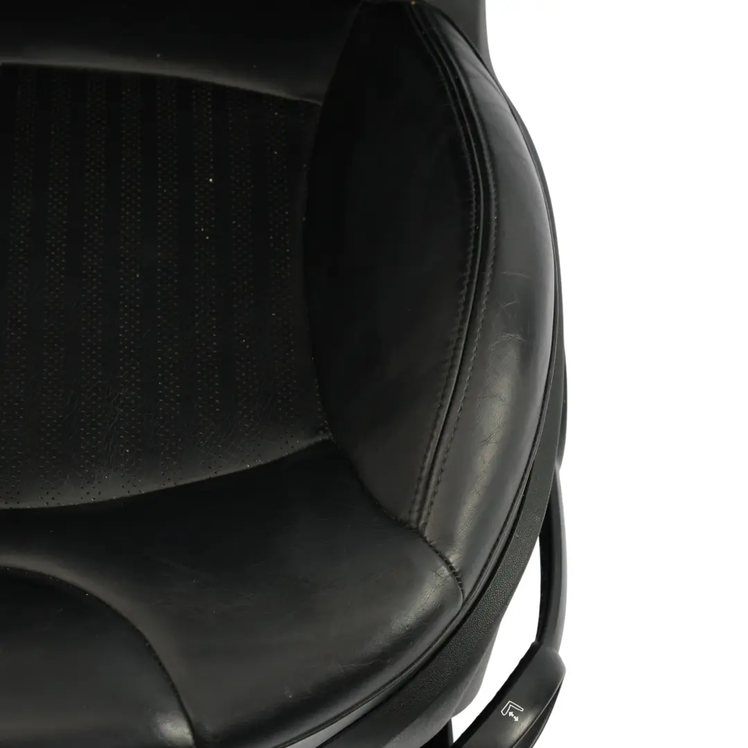  Vordersitz MINI R56 Beheizt Links Seite Sport Carbon Schwarz Leder Punch - SKU 7255519-3 - Teilenummer 7255519