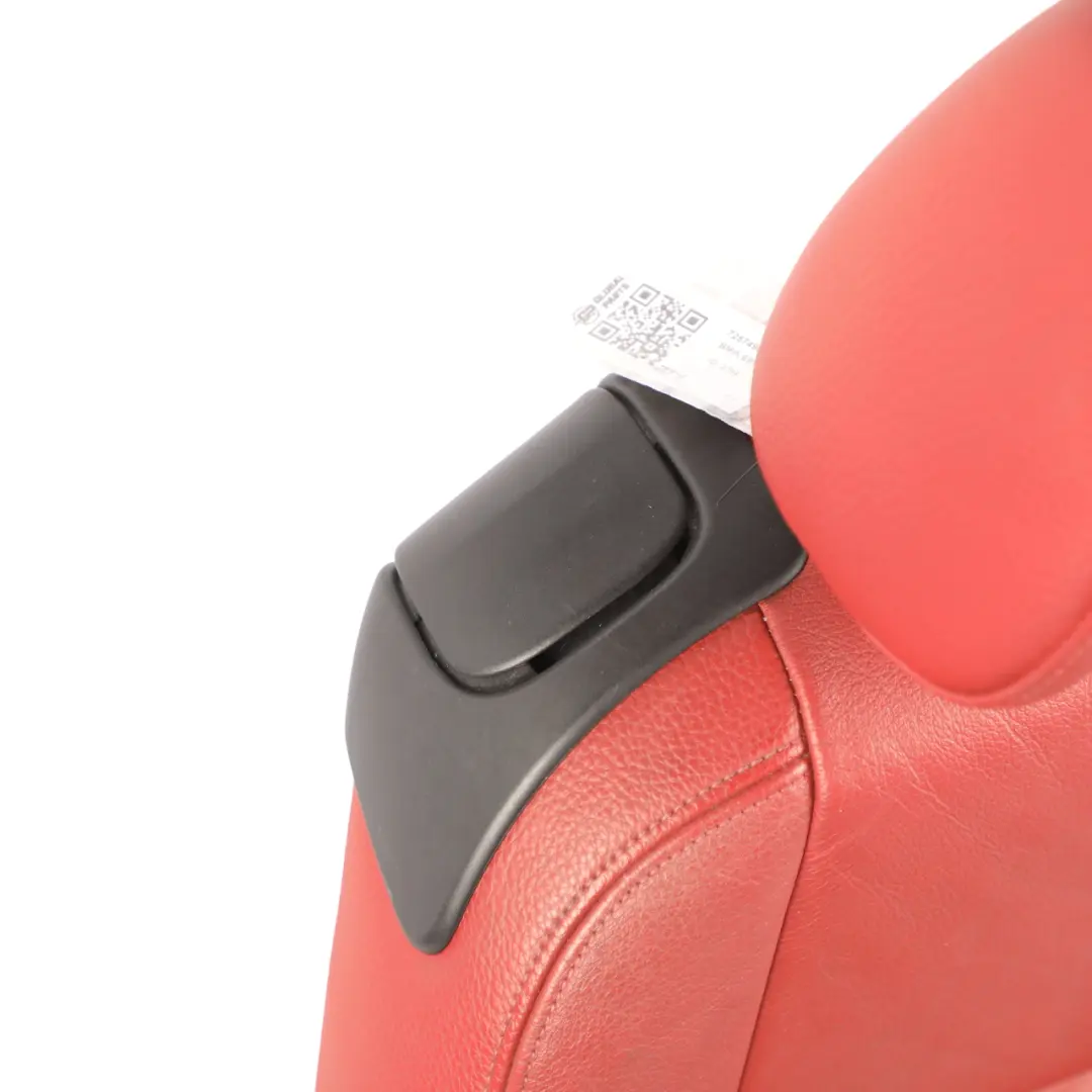 BMW E88 Convertible M Sport Front Right O/S Seat Side Red Boston Leather Heated - SKU 7257496-1 - Part number 7257496