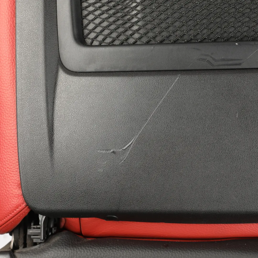 BMW E88 Convertible M Sport Front Right O/S Seat Side Red Boston Leather Heated - SKU 7257496-1 - Part number 7257496