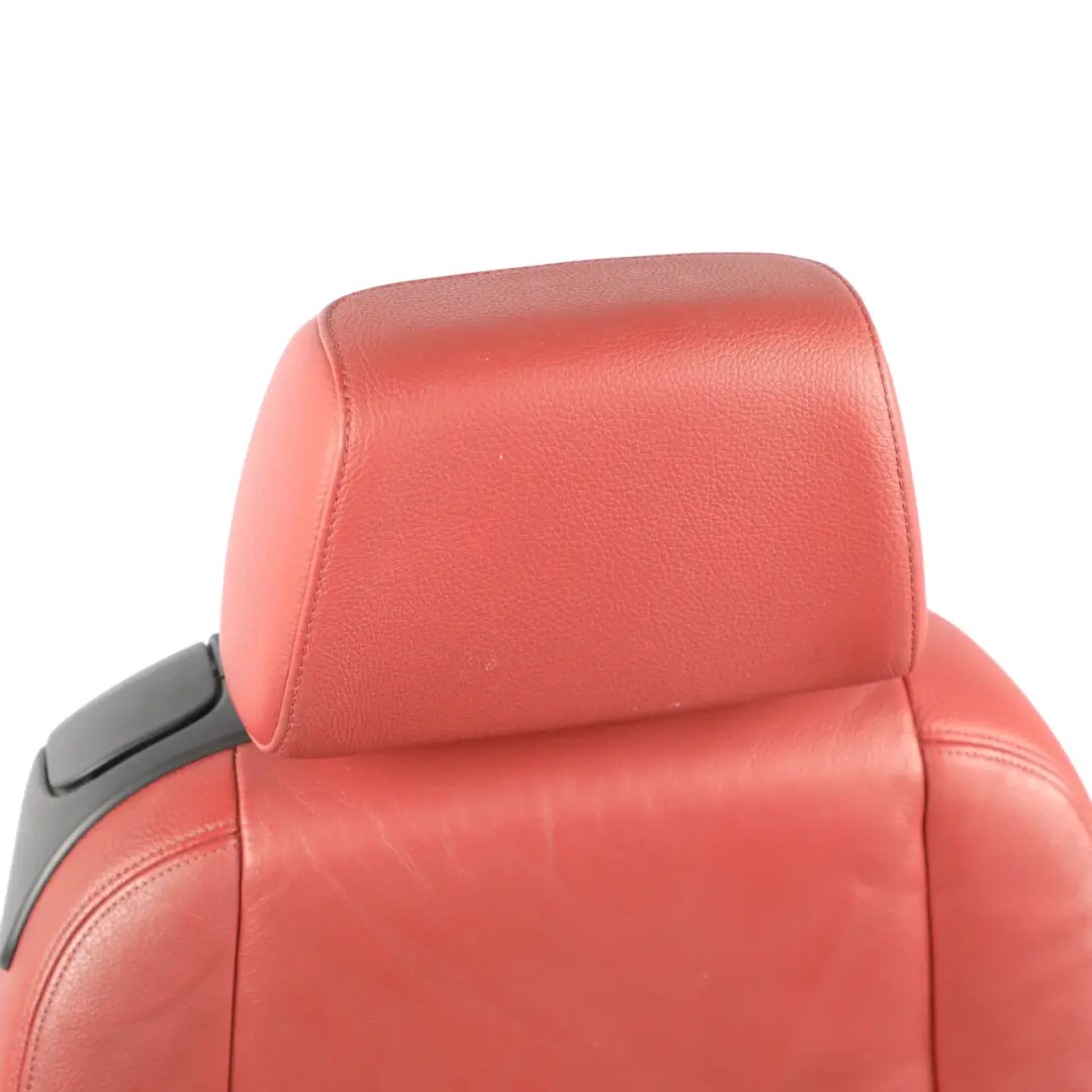 Front Right O/S Seat Side Red Boston Leather Heated to BMW E88 Convertible M Sport with Part number 7257496 BMW E88 Convertible M Sport Front Right O/S Seat Side Red Boston Leather Heated - SKU 7257496-1 - Part number 7257496