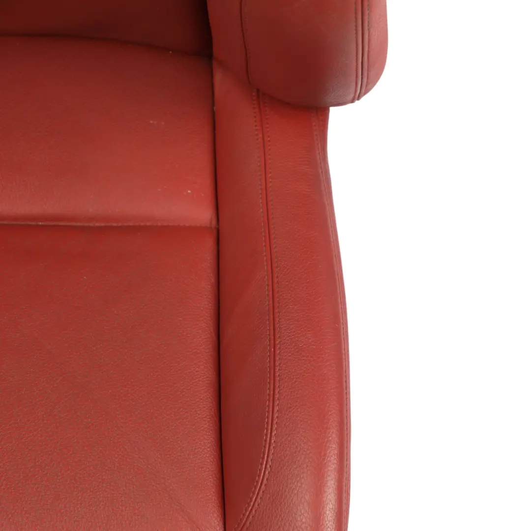 Front Right O/S Seat Side Red Boston Leather Heated to BMW E88 Convertible M Sport with Part number 7257496 BMW E88 Convertible M Sport Front Right O/S Seat Side Red Boston Leather Heated - SKU 7257496-1 - Part number 7257496