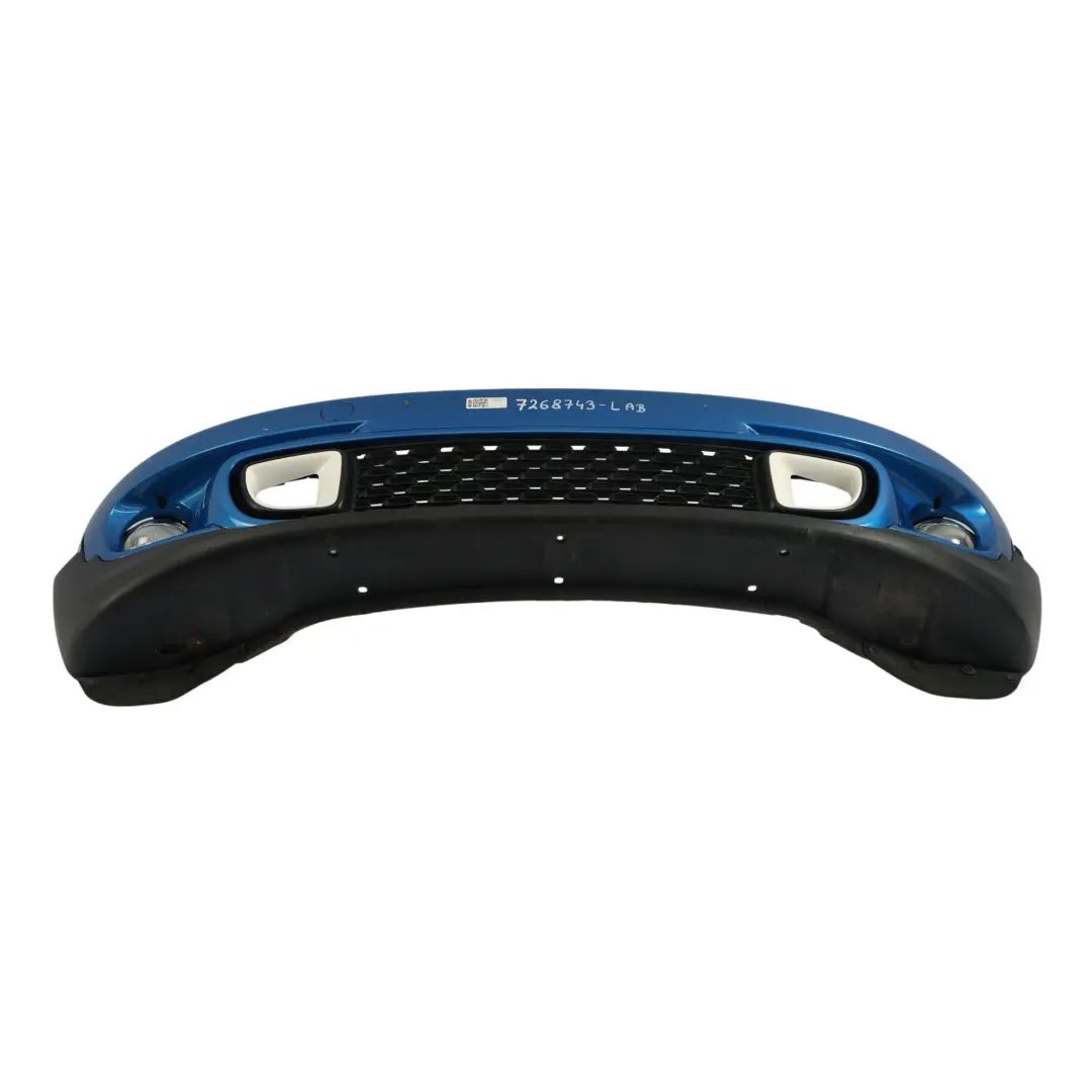 Mini Cooper S R55 R56 R57 LCI R58 Paraurti Anteriore Laser Blue Metallic - A59 - SKU 7268743-LAB - Numero di parte 7268743