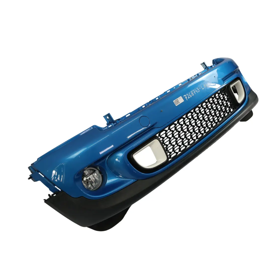 Mini Cooper S R55 R56 R57 LCI R58 Paraurti Anteriore Laser Blue Metallic - A59 - SKU 7268743-LAB - Numero di parte 7268743