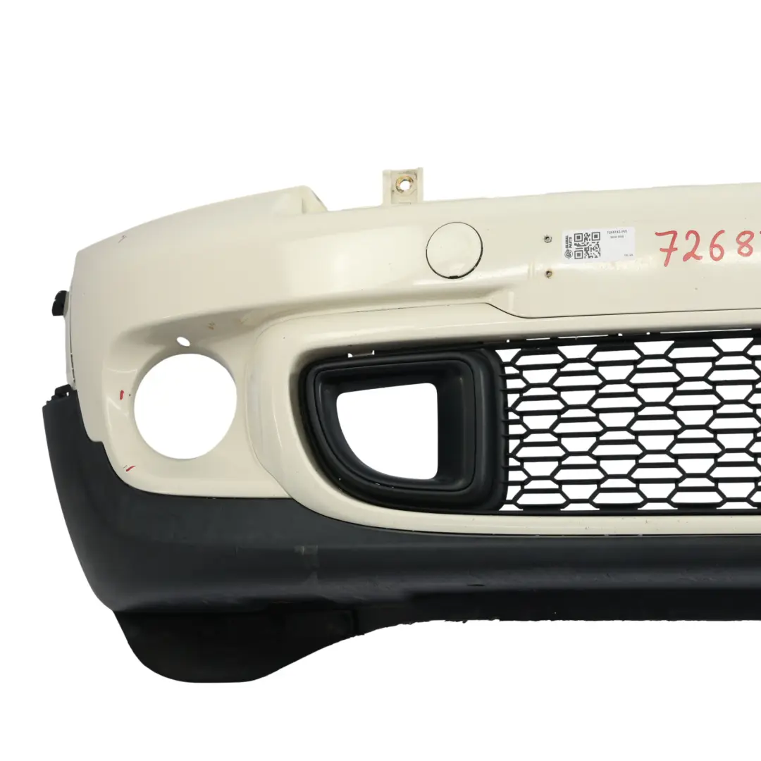 Parachoques Delantero Pepper White Blanco - 850 para Mini Cooper S SD R55 R56 R57 LCI con número de pieza 7268743 Mini Cooper S SD R55 R56 R57 LCI Parachoques Delantero Pepper White Blanco - 850 - SKU 7268743-PW - Número de pieza 7268743