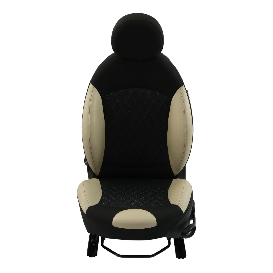 Sedile Sport Polar Beige Pelle Anteriore Sinistro per Mini Cooper R56 LCI con numero di parte 7270203 Mini Cooper R56 LCI Sedile Sport Polar Beige Pelle Anteriore Sinistro - SKU 7270203 - Numero di parte 7270203
